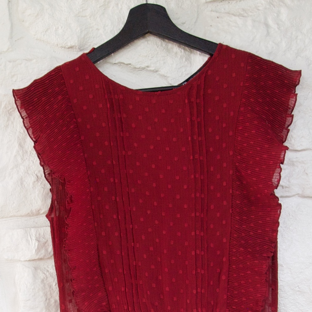 Zara Red Midi Dress